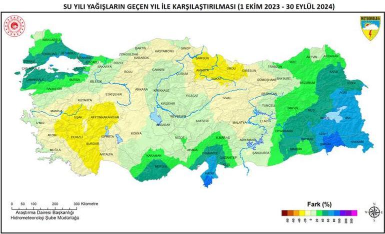 Yağışlar en fazla Doğu Anadolu'da arttı, Ege'de azaldı