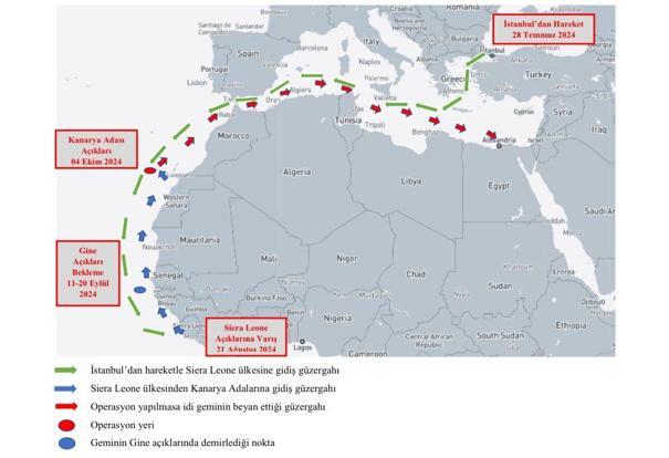 İçişleri'nden 4 ton uyuşturucu ile yakalanan gemiye ilişkin açıklama