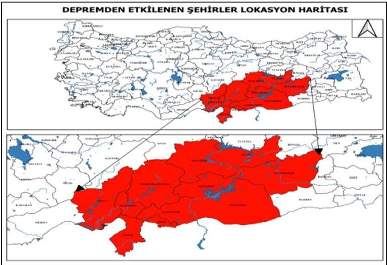 6 Şubat depremlerindeki zemin kayması, Tapu Kadastro'nun yeni haritalarında