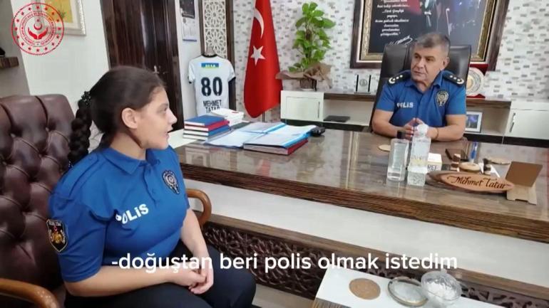 Hiranur'un polislik hayali, Dünya Kız Çocukları Günü'nde gerçek oldu