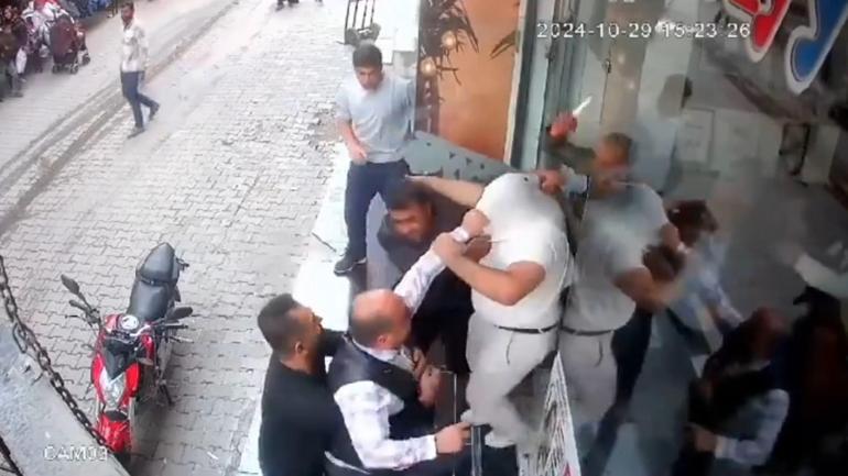 Şanlıurfa'da alacak kavgası kamerada