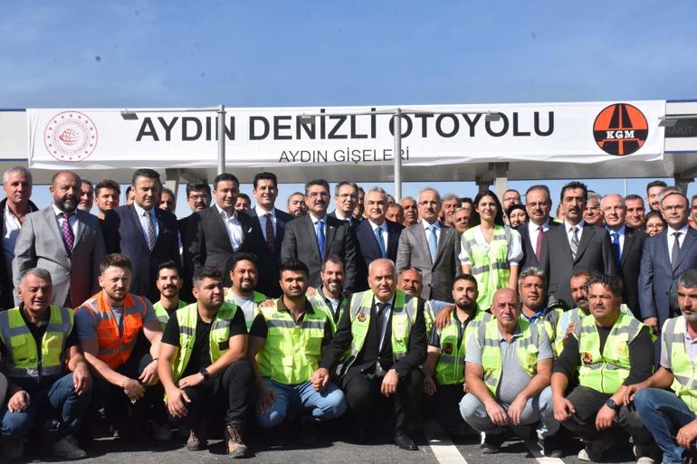 Bakan Uraloğlu: Aydın-Denizli Otoyolu ile 2 saat süren yolculuk süresi 55 dakikaya indi