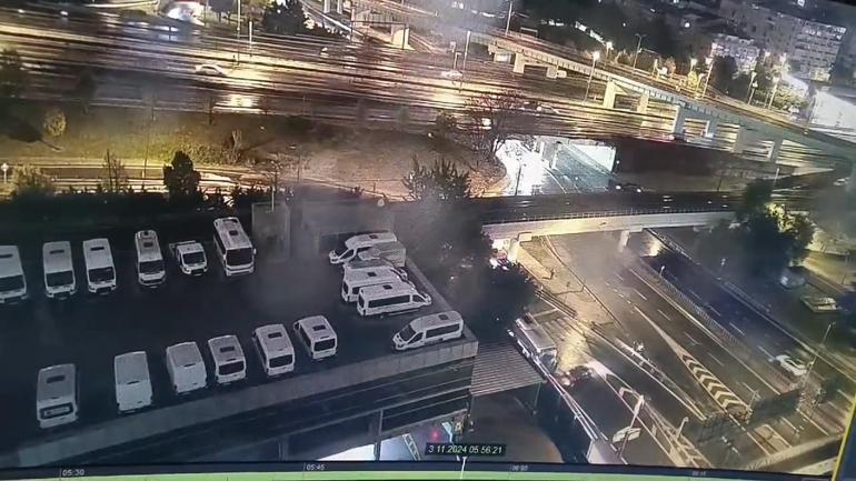 Bakırköy'de trafik polisi Ogün Yürümez'in şehit olduğu kazanın görüntüleri ortaya çıktı