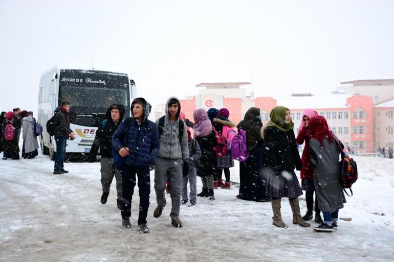 Aksaray'da okullara 1 gün 'kar' tatili