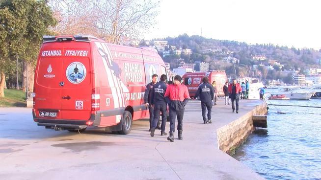 Sarıyer’de denize düşerek kaybolan 2 kişiyi arama çalışmaları sürüyor