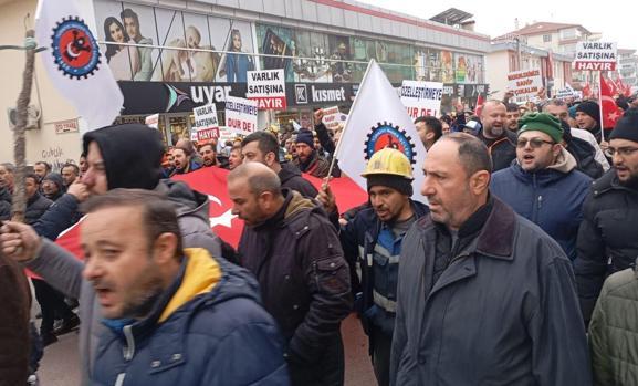 Çayırhan Termik Santrali işçilerinin eylemi 10'uncu günde sona erdi