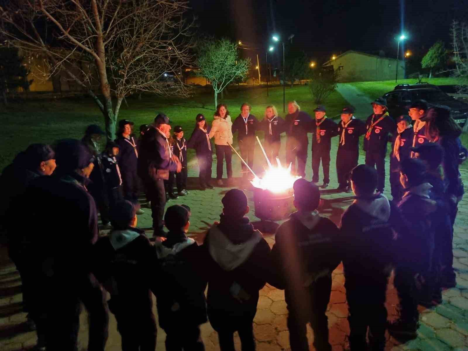 Tepebaşı İklim İzcileri kamp heyecanı yaşadı