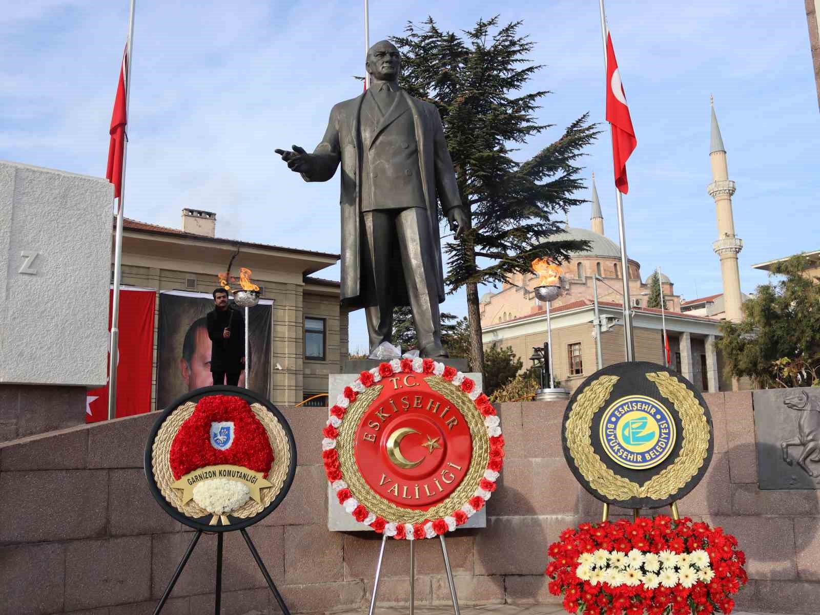 Eskişehir’de 10 Kasım Atatürk’ü anma töreni