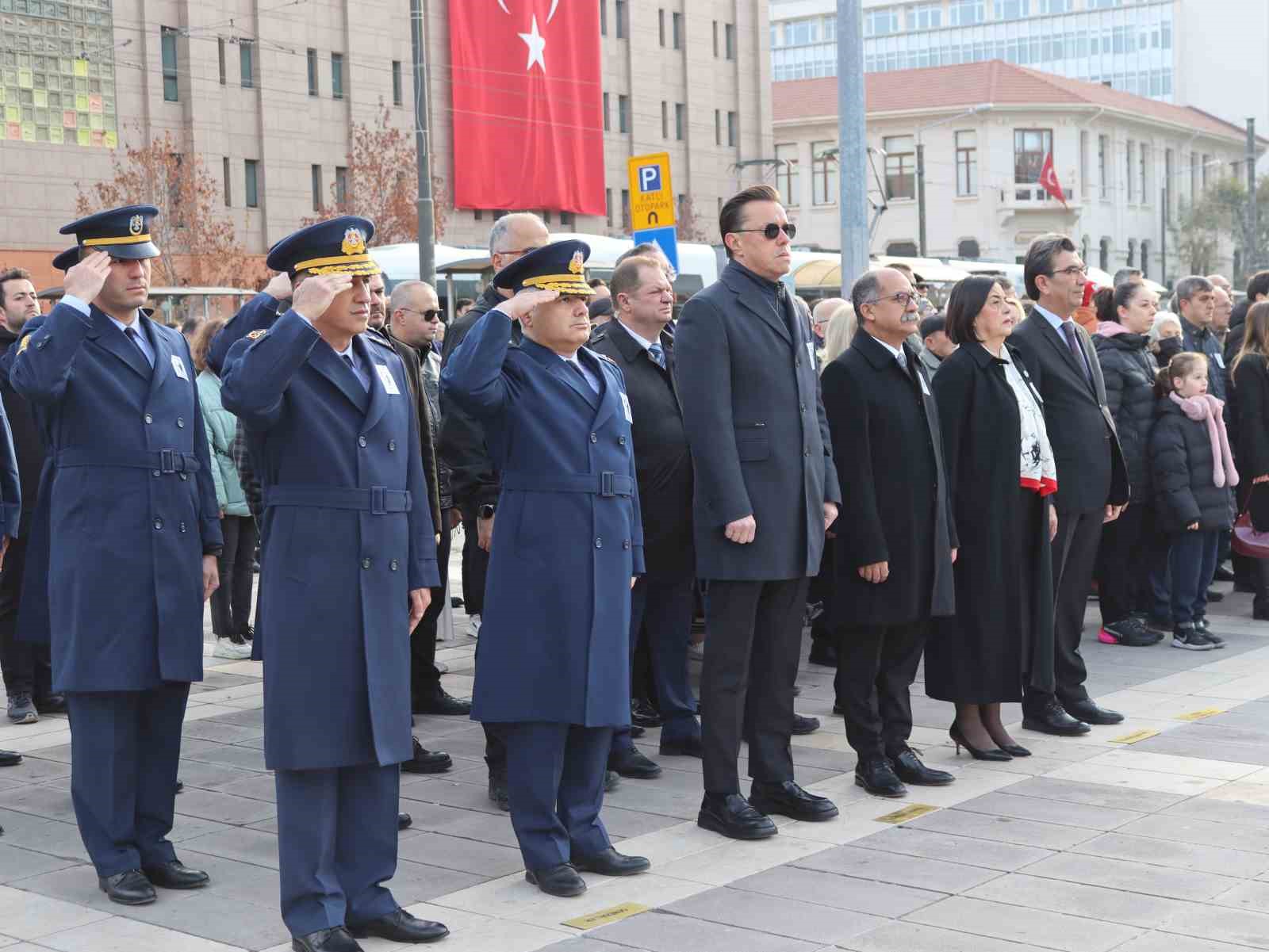 Eskişehir’de 10 Kasım Atatürk’ü anma töreni