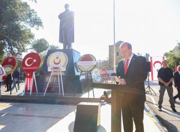 KKTC Cumhurbaşkanı Tatar: Haklı davamızdan ve temel ilkelerimizden vazgeçmeyeceğiz