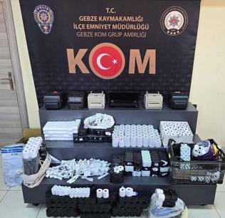 Kocaeli'de 60 milyon TL’lik sahte fiş ve fatura operasyonu: 57 gözaltı