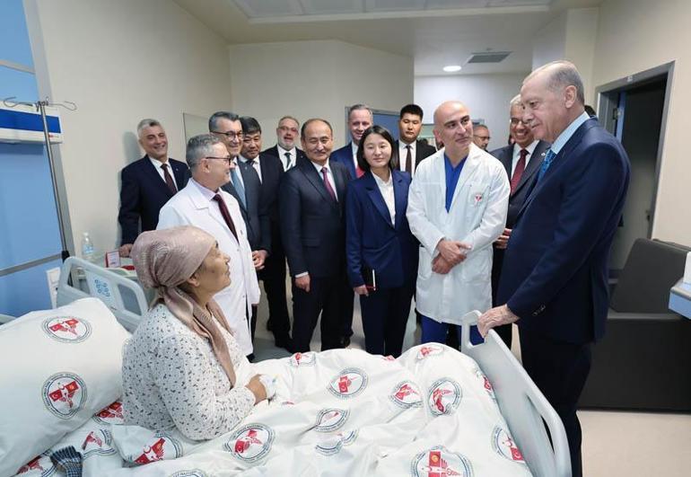 Cumhurbaşkanı Erdoğan, Kırgız-Türk Dostluk Devlet Hastanesi'nin açılışını yaptı