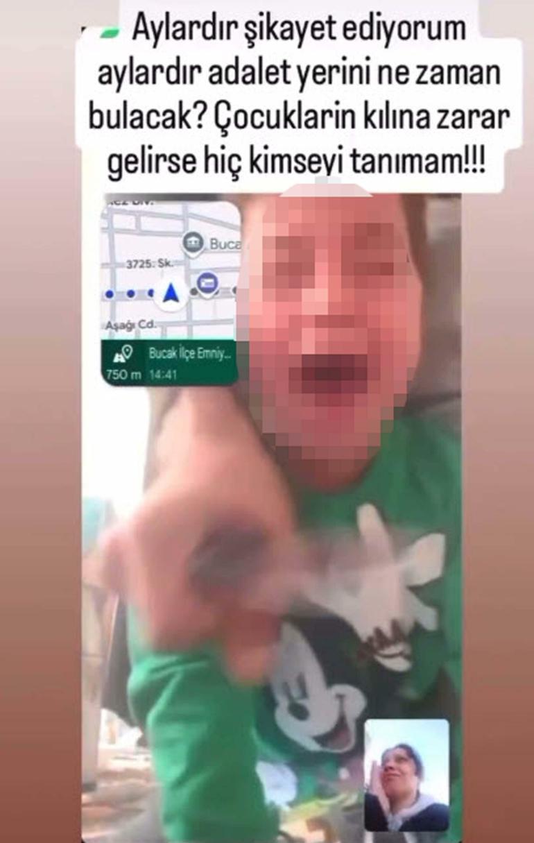 Çocuklarının boğazına bıçak dayayan baba: Görüntüler eski