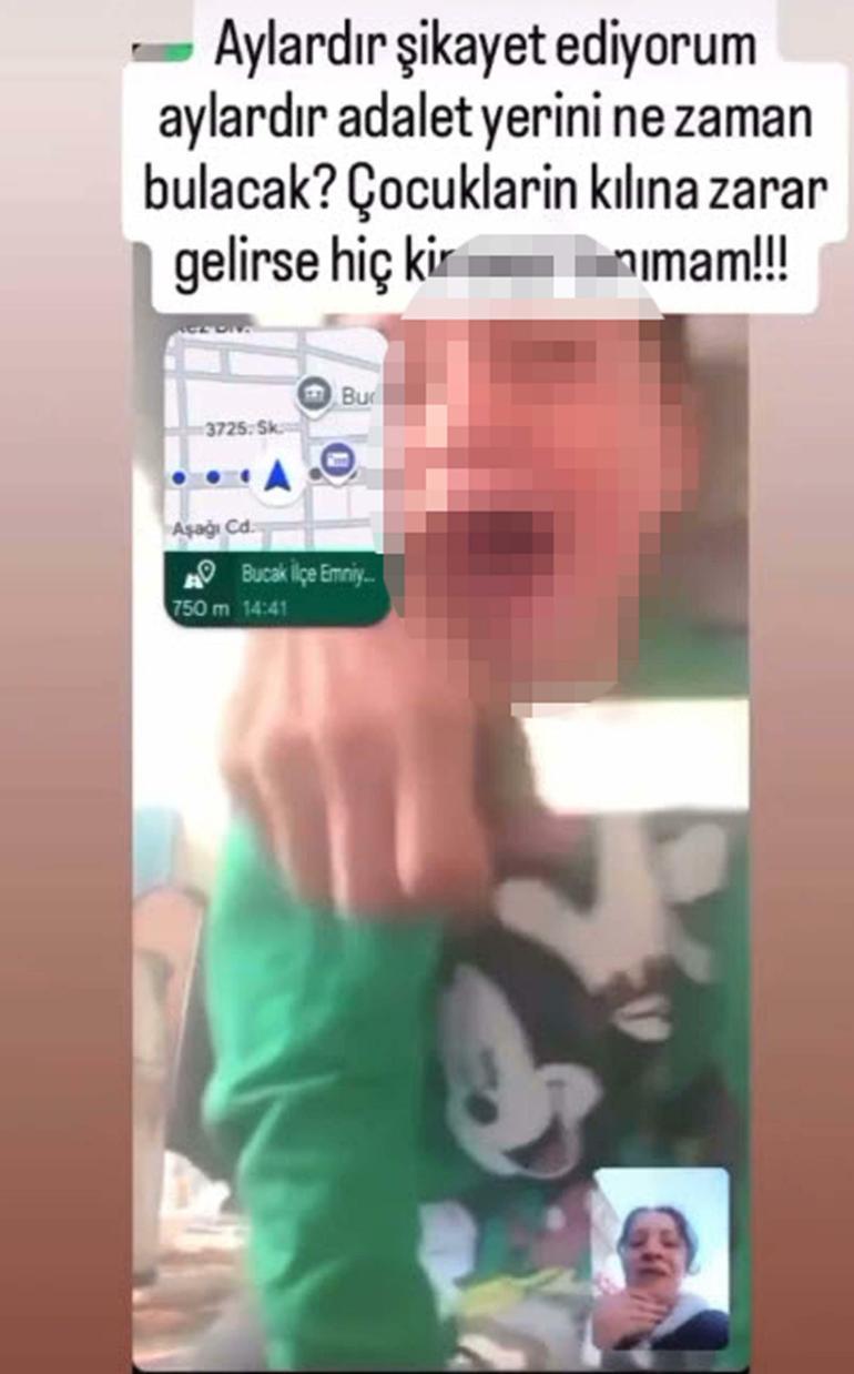 Çocuklarının boğazına bıçak dayayan baba: Görüntüler eski