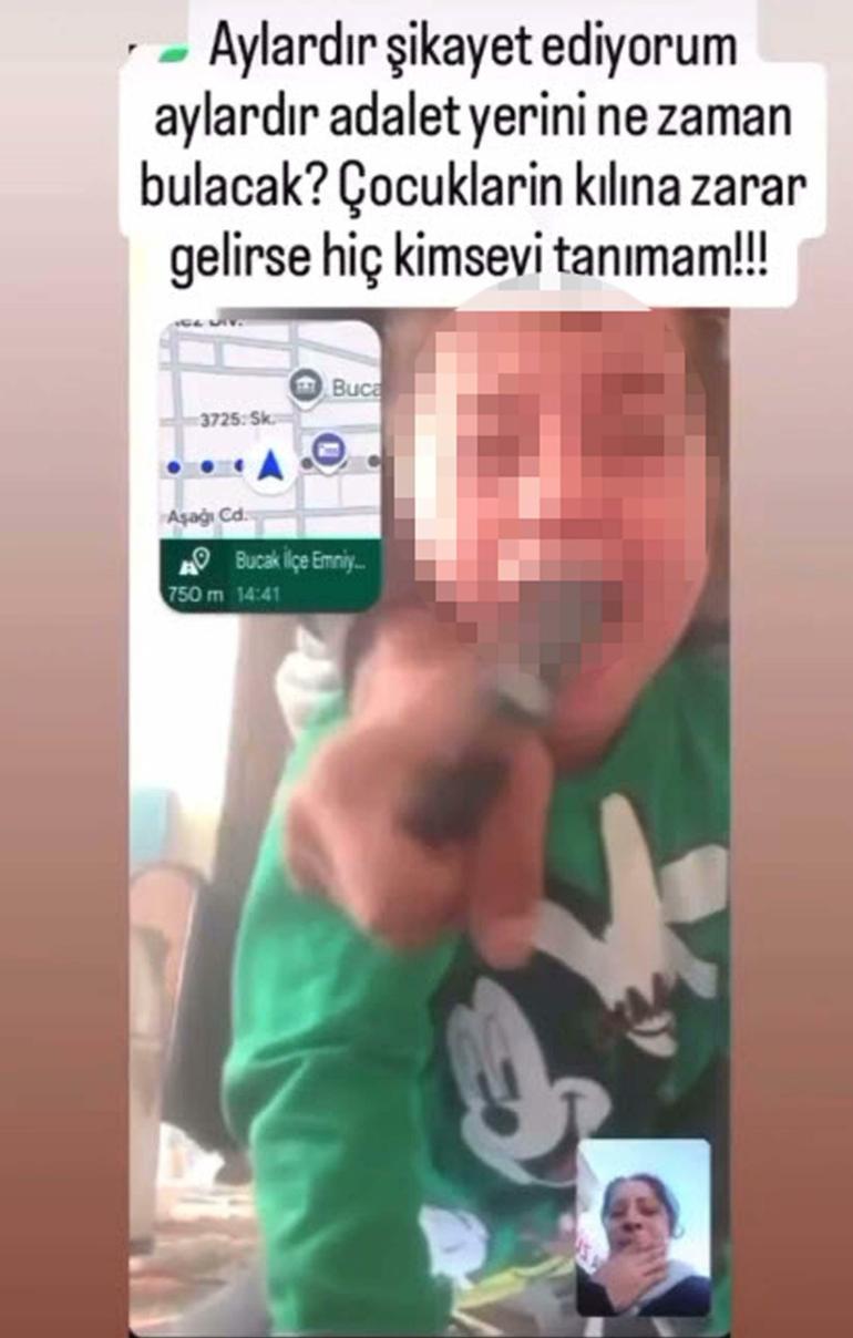 Çocuklarının boğazına bıçak dayayan baba: Görüntüler eski