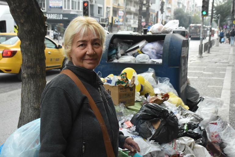 Buca'da grevin ikinci gününde sokaklarda çöp yığınları oluştu