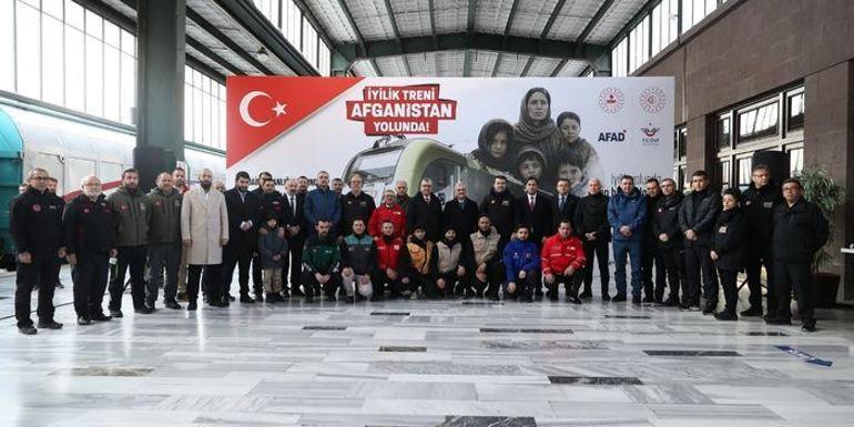 İnsani yardımları taşıyan 21'inci İyilik Treni, Afganistan'a hareket etti