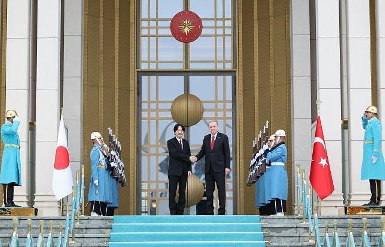 Cumhurbaşkanı Erdoğan, Japonya Veliaht Prensi Fumihito'yu kabul etti