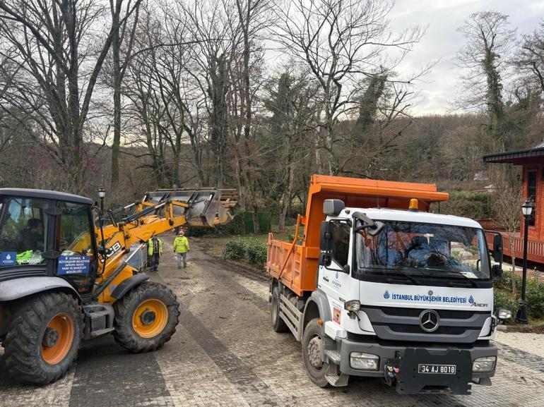 Belgrad Ormanı'ndaki İBB tabelaları kaldırıldı; DKMP tabelaları asıldı