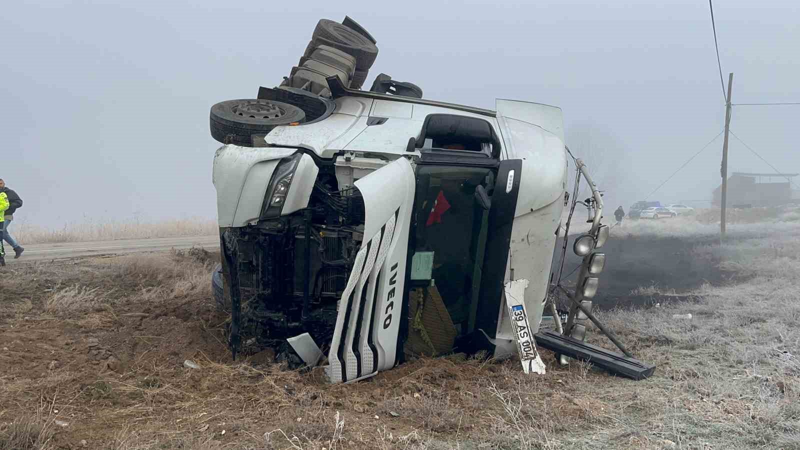 Gizli buzlanma kazaya sebep oldu, 1 kişi yaralandı