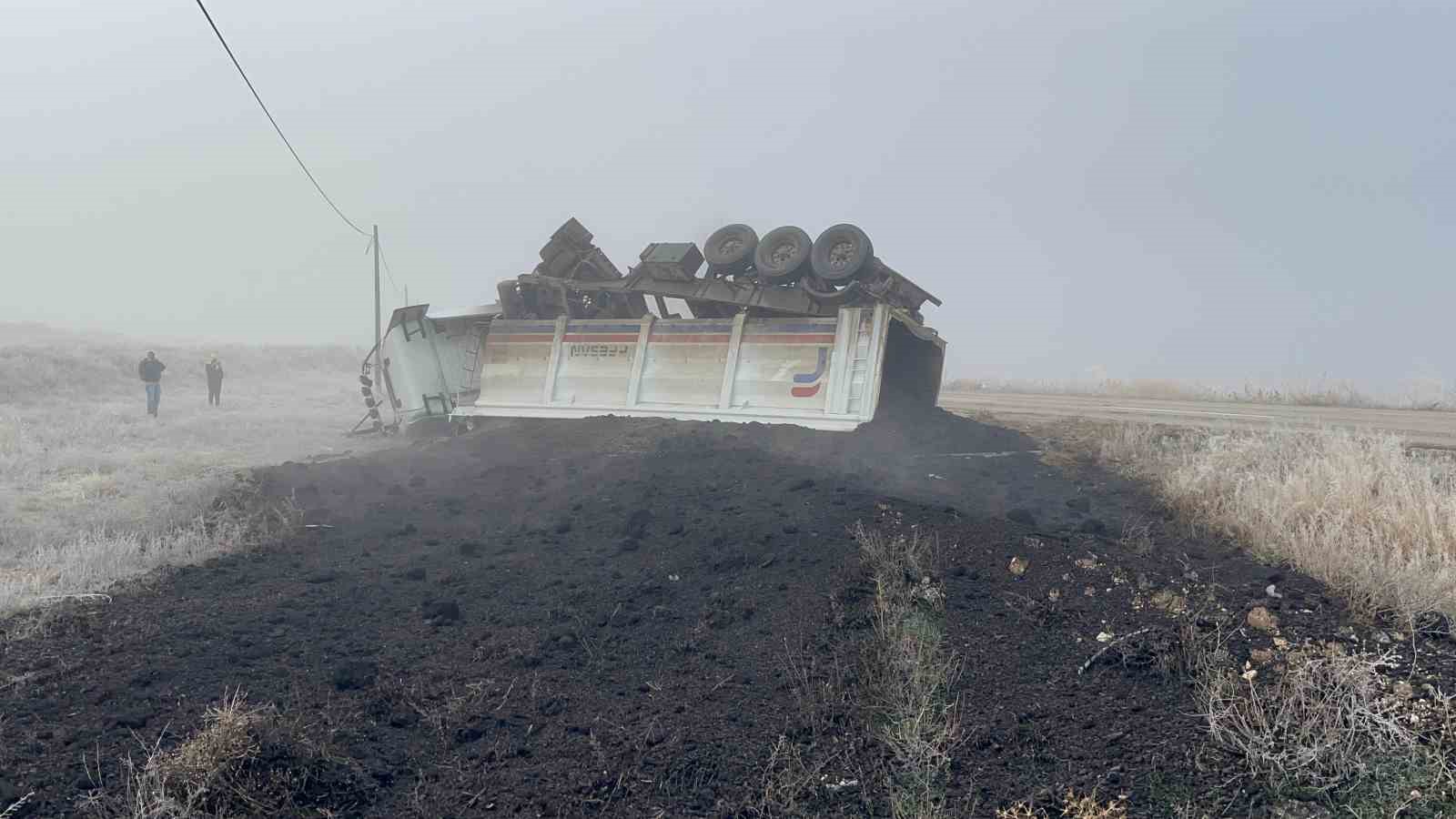 Gizli buzlanma kazaya sebep oldu, 1 kişi yaralandı