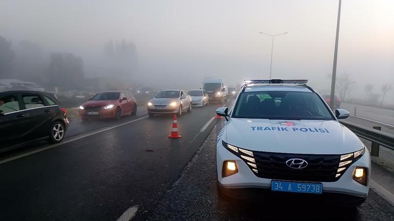 Silivri'de sis kazaya neden oldu