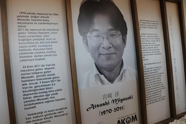 Van'da Atsushi Miyazaki'nin ismini verildİği AKOM merkezi hizmete açıldı