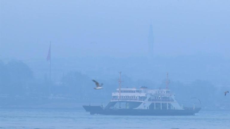 İstanbul'da sis etkili oluyor