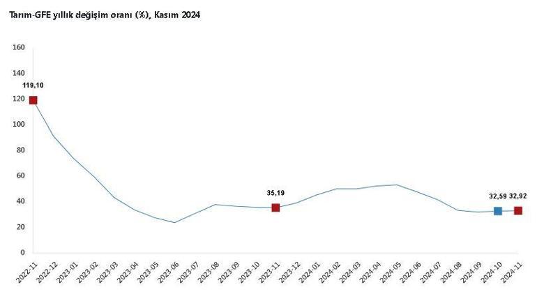 TÜİK: Tarımsal girdi fiyatları kasımda arttı