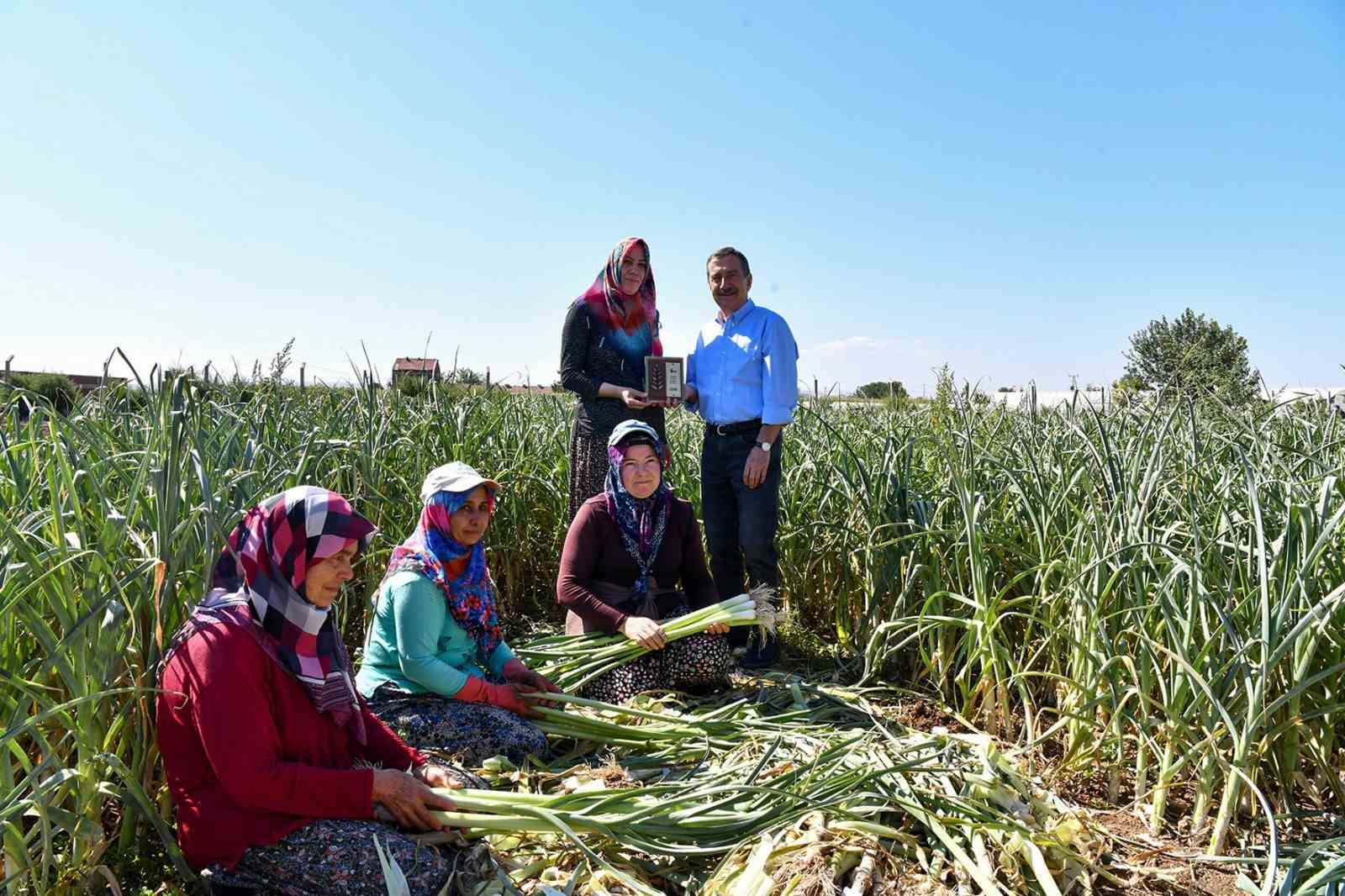 Tepebaşı üreticinin yanında