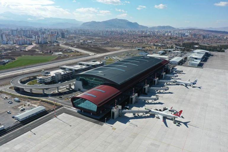 Kayseri Havalimanı yeni terminal binasının resmi açılışı yarın gerçekleşecek