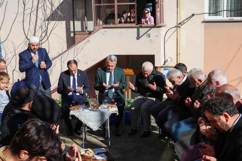 Rize Valisi ile Belediye Başkanından PTT çalışanlarının ailelerine taziye ziyareti