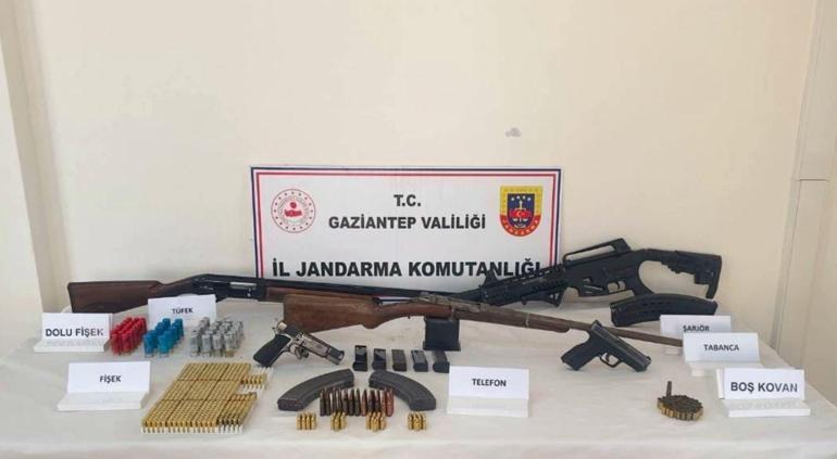 Gaziantep'te silah kaçakçılığı operasyonu: 5 gözaltı