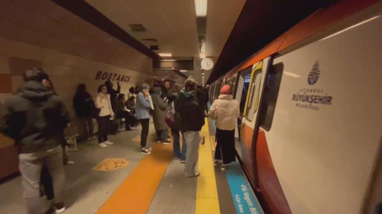 Sabiha Gökçen Havalimanı metro hattında elektrikler kesildi, seferler aksadı