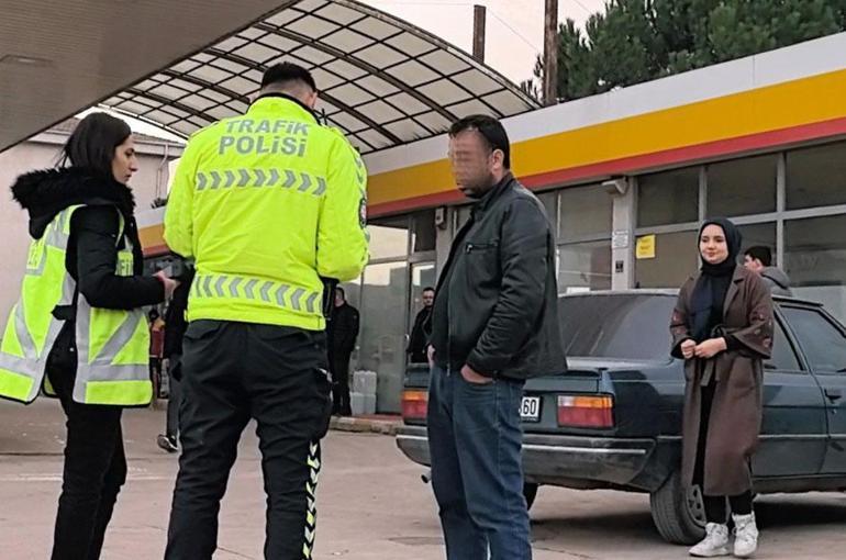 Alkollü sürücü, polise zor anlar yaşattı