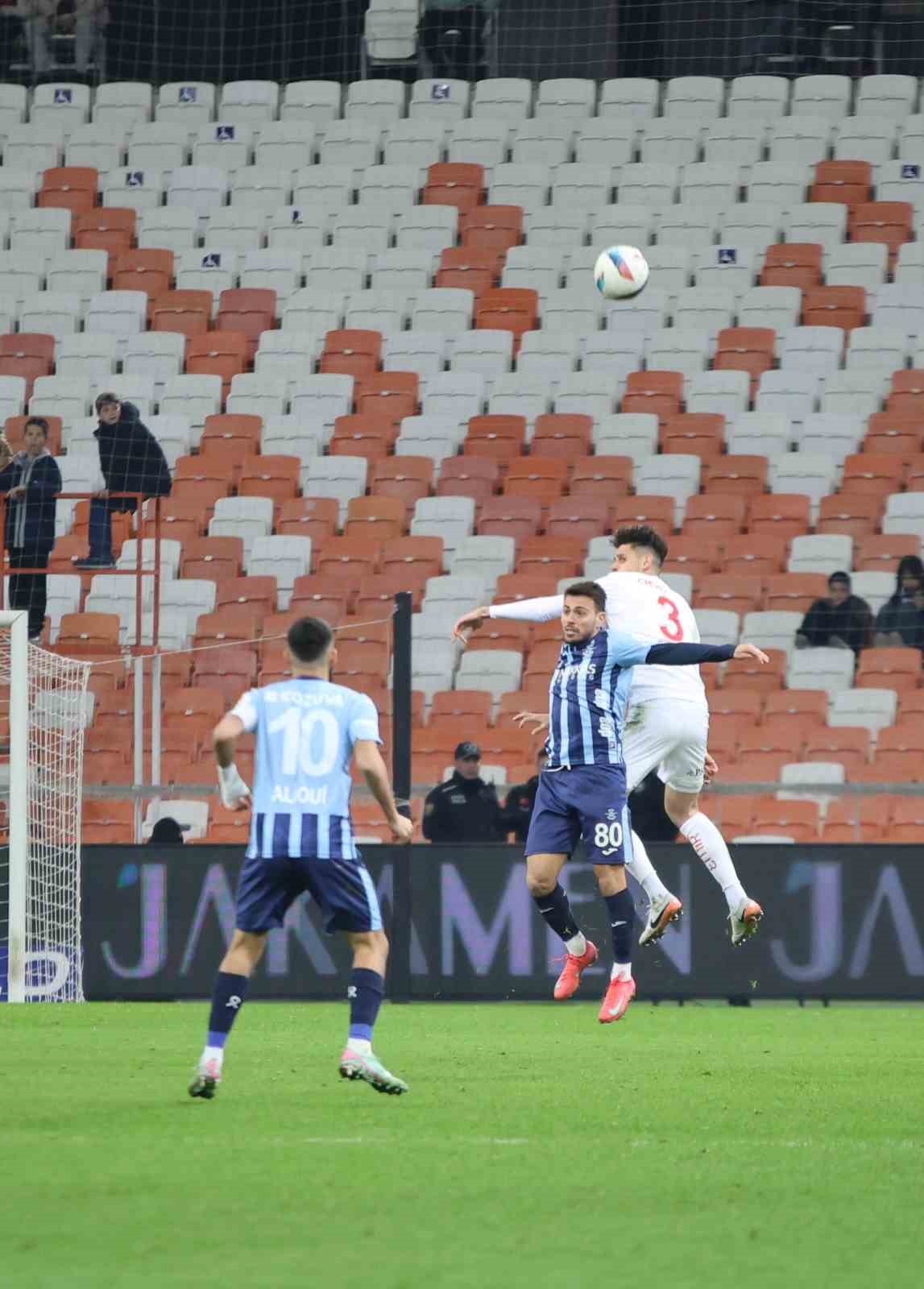 Trendyol Süper Lig: Adana Demirspor: 1 - Antalyaspor: 1 (Maç sonucu)