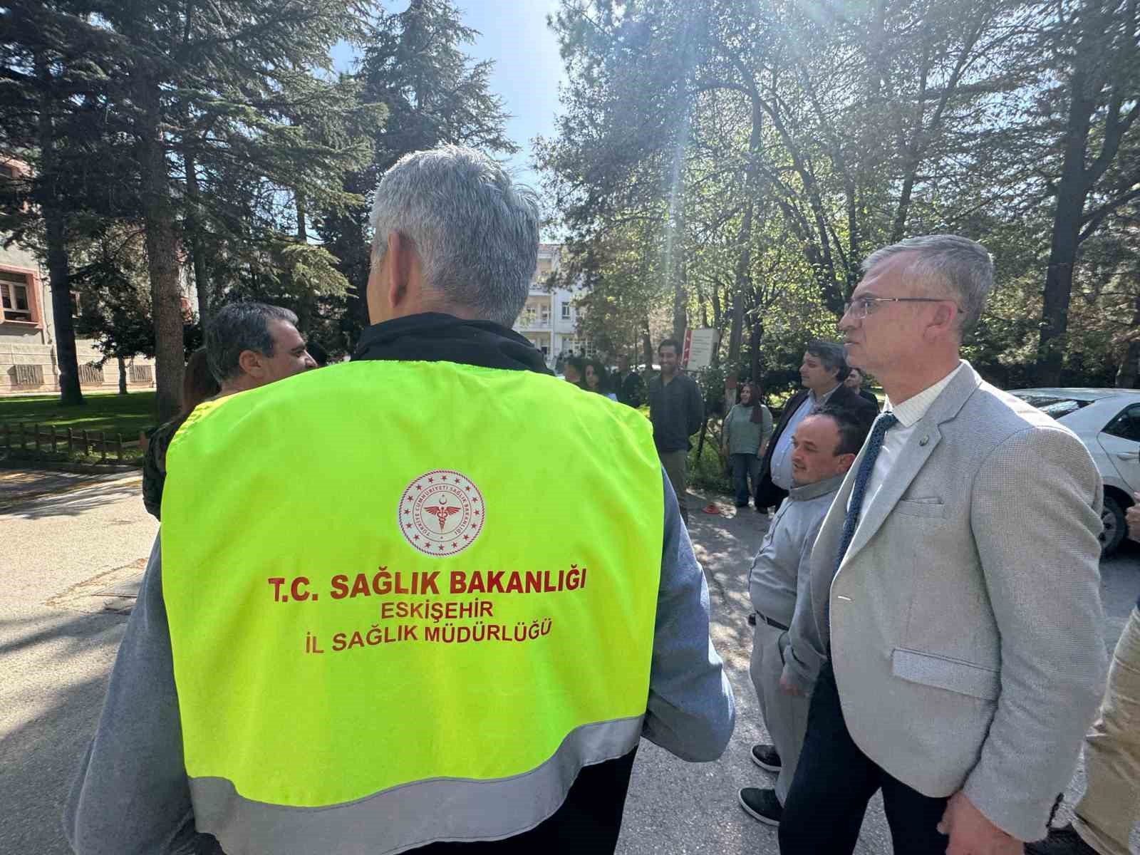 Eskişehir İl Sağlık Müdürlüğü personeline yangın eğitimi verildi