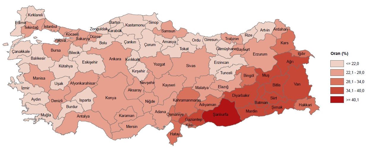 Eskişehir’deki çocuk nüfusu ülke ortalamasının altında