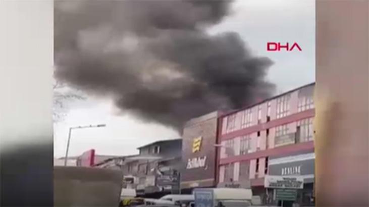 Başkentte 2 katlı mobilya dükkanında yangın! Çok sayıda ekip sevk edildi