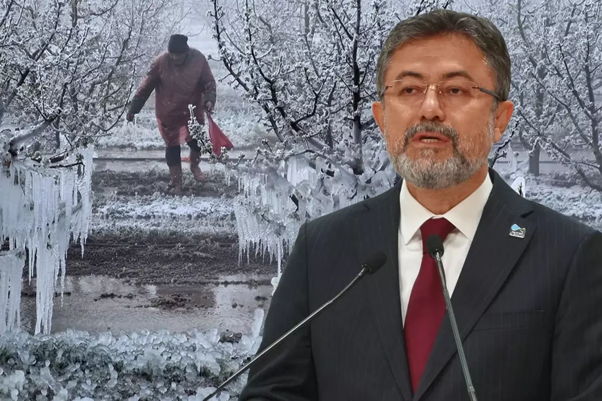 Bakan Yumaklı’dan zirai don açıklaması: ‘Mahvolduk’ demek sorumsuzca bir tutum