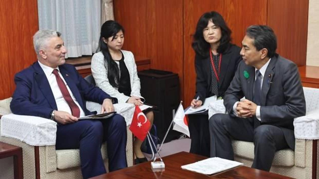 Ticaret Bakanı Bolat, Japonya Tarım Bakanı Taku ile görüştü