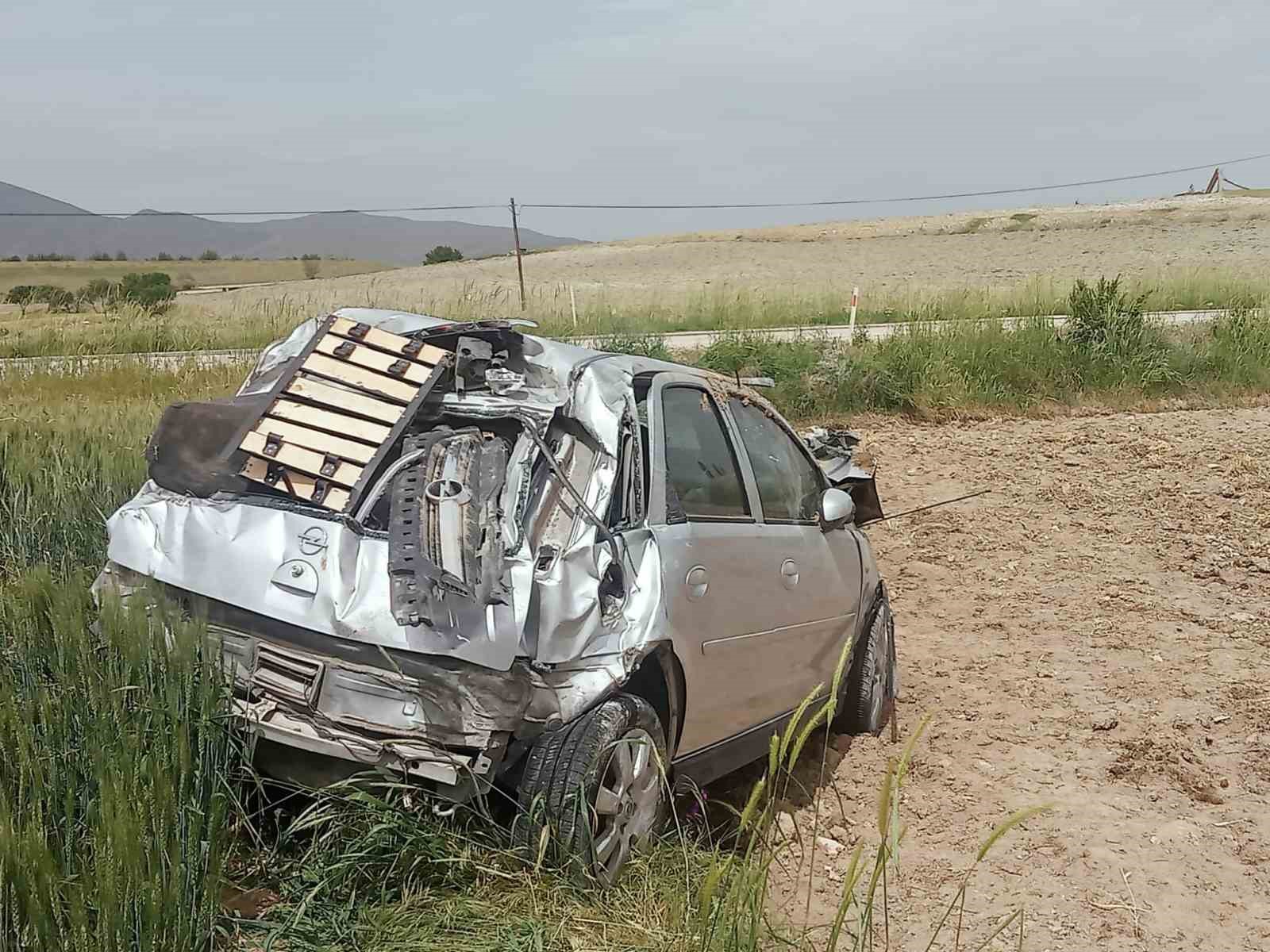 Günyüzü’nde trafik kazası, 1 yaralı