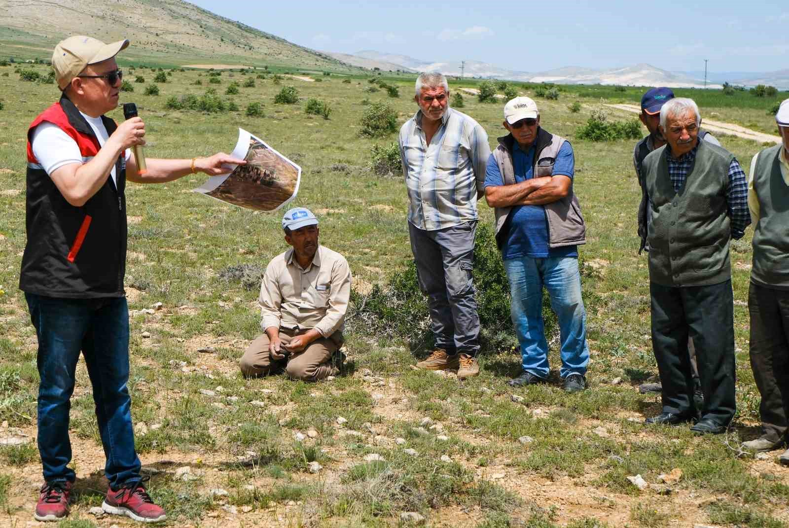 Tarımsal üretim için gübreleme yapılan mera arazisi 3 milyon metrekareye ulaştı
