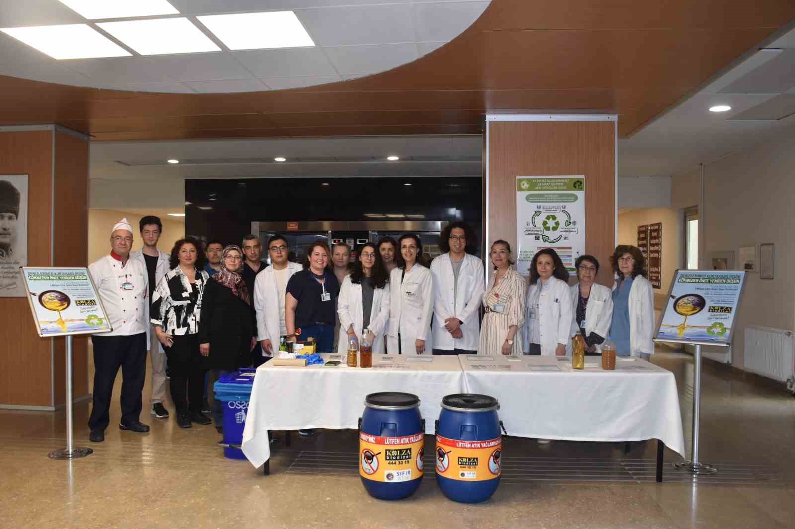 ESOGÜ Hastanesi’nde geri dönüşüm bitkisel atık ile ilgili etkinlik düzenlendi