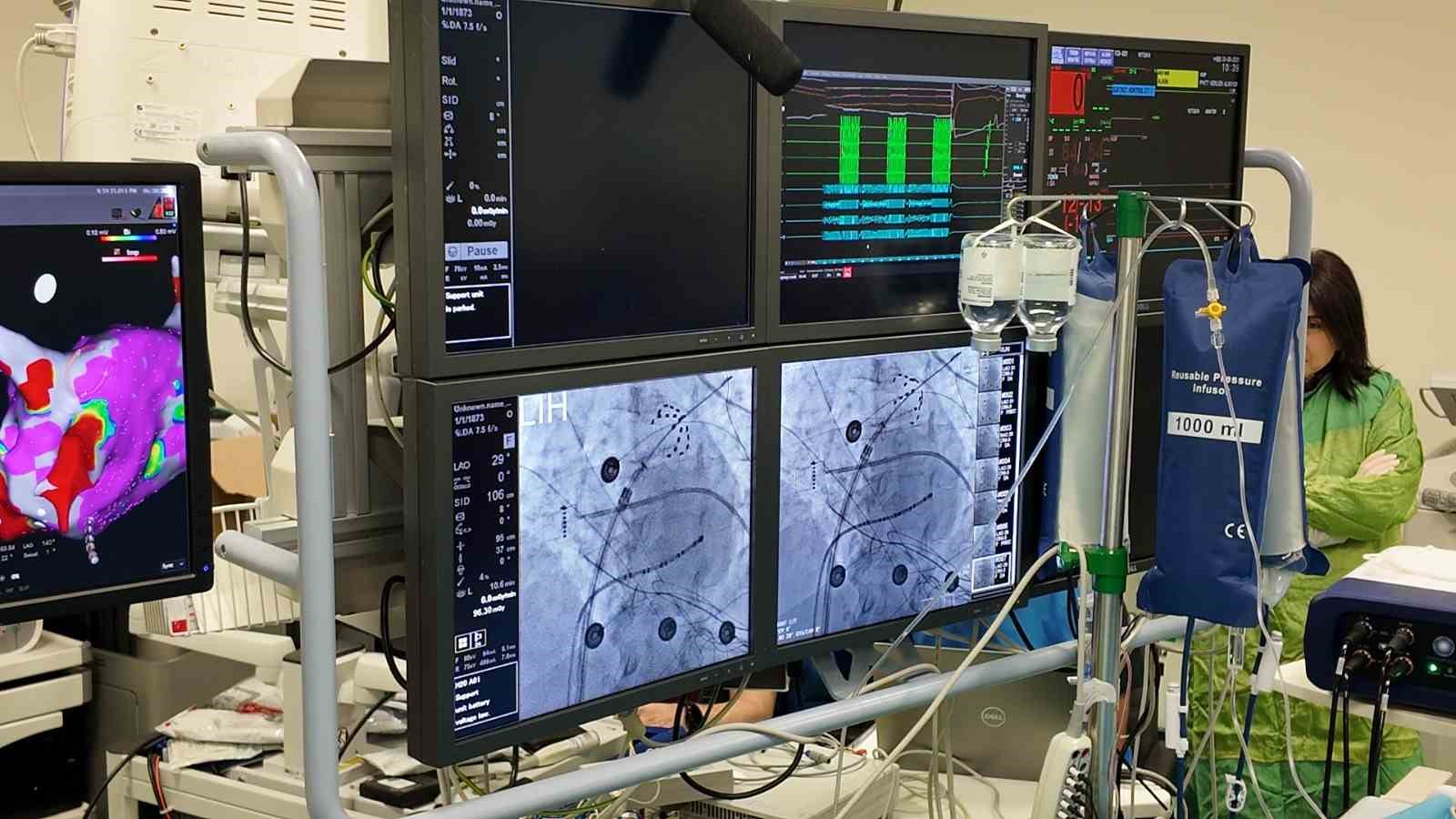 Kalp ritim bozukluğu elektriksel ablasyon ile 30 dakikada çözüldü