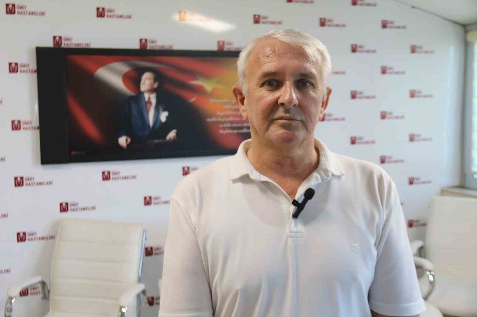 Ümit Hastanesi’nde yapılan ameliyatta yapay mesane ile sağlığına kavuştu