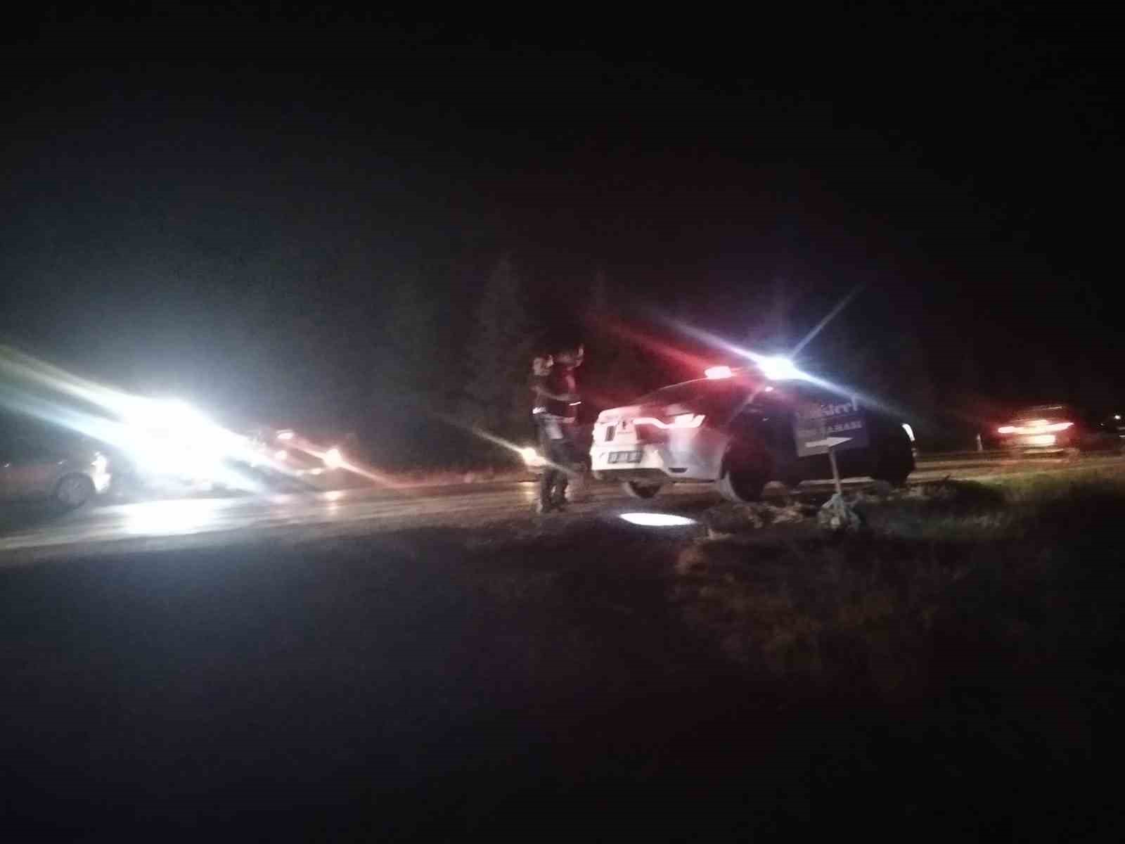 Elektrik tellerine çarpan kuş yangına sebep oldu
