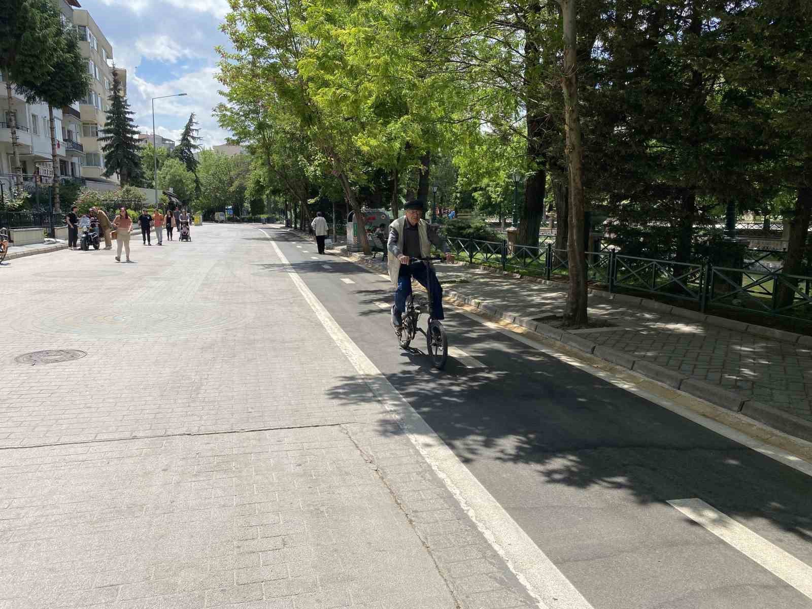 Bisiklet yolunda tam alışamadık