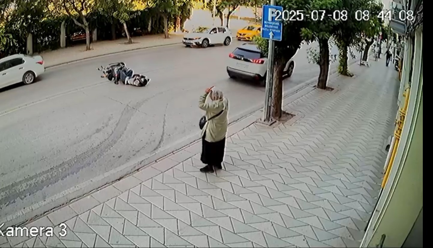 Sebep olduğu kazanın ardından hiçbir şey olmamış gibi yoluna devam etti