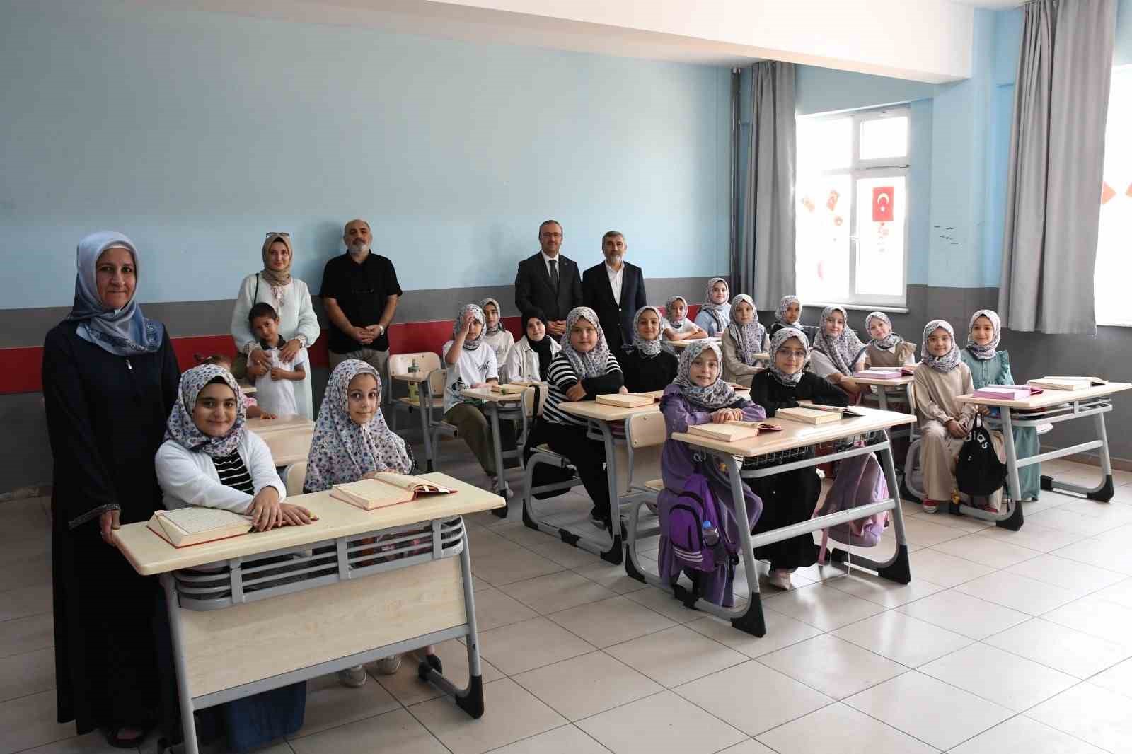 Kız hafızlık yaz kurslarına inceleme ziyareti